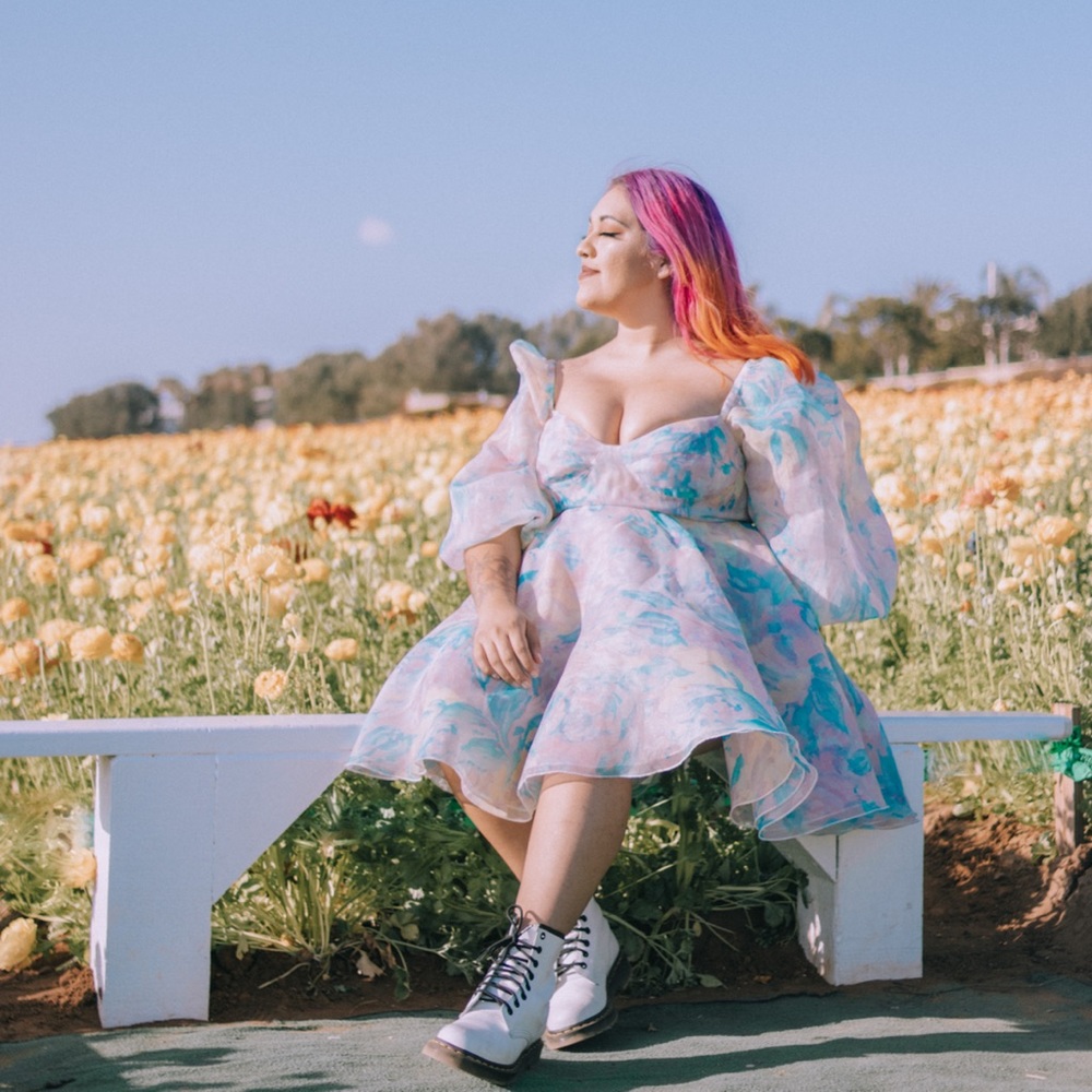 Selkie puff dress